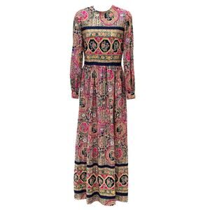 Vintage 60s Nancy Greer Maxi Dress